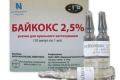 Байкокс - інструкція застосування при утриманні свійської птиці